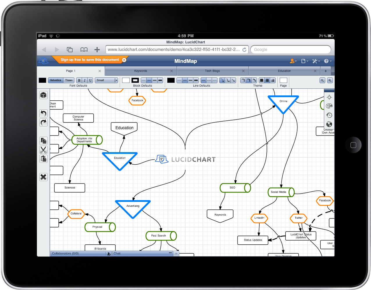 lucidchart free features