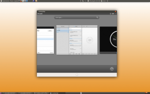 webOS desktop beta running on Ubuntu