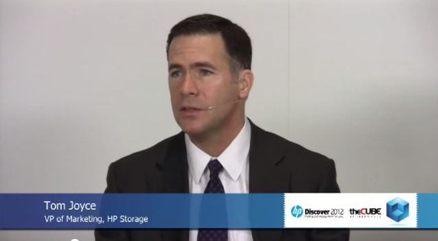 HP Storage VP Tom Joyce