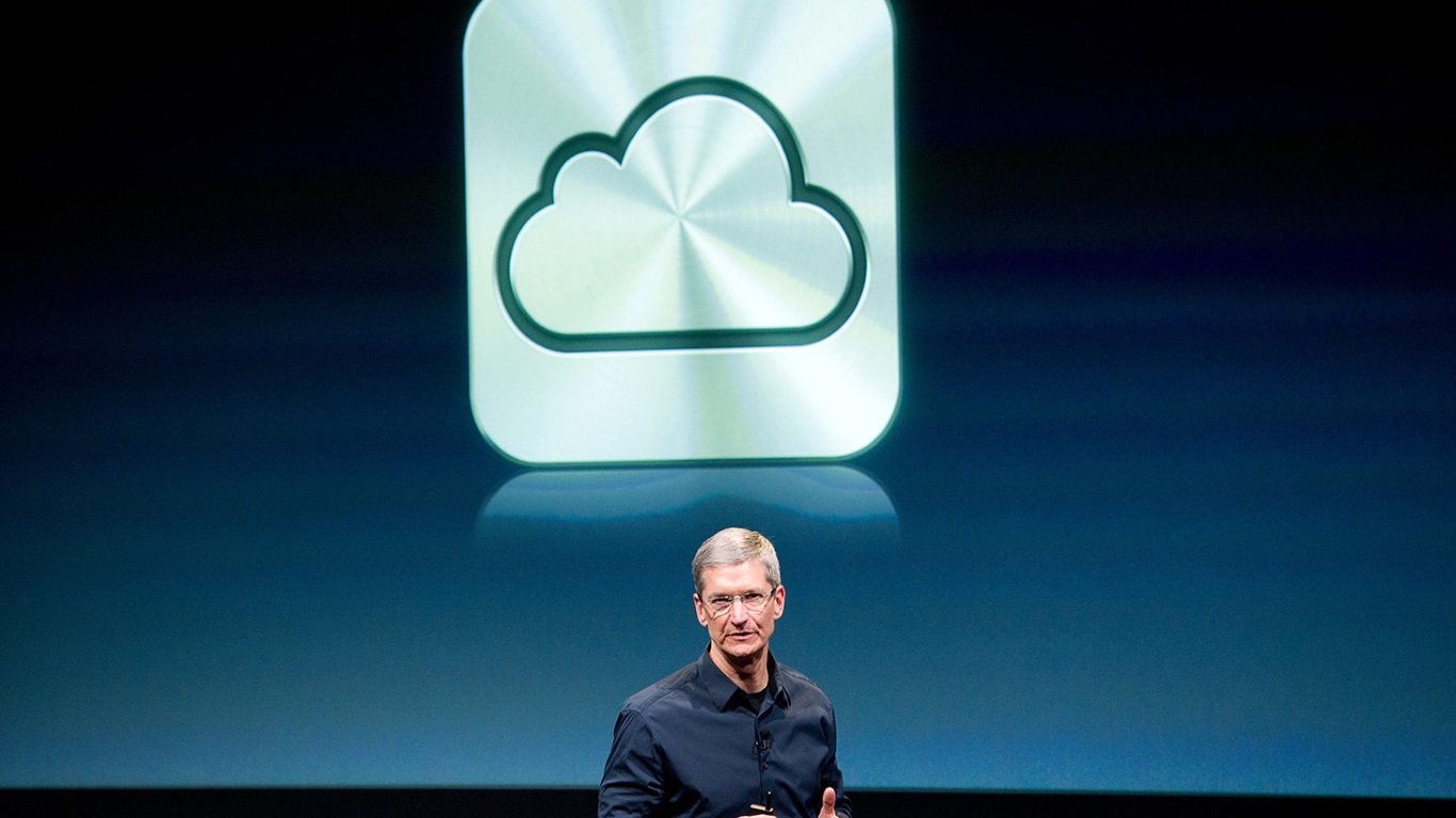 Apple CEO Tim Cook And iCloud