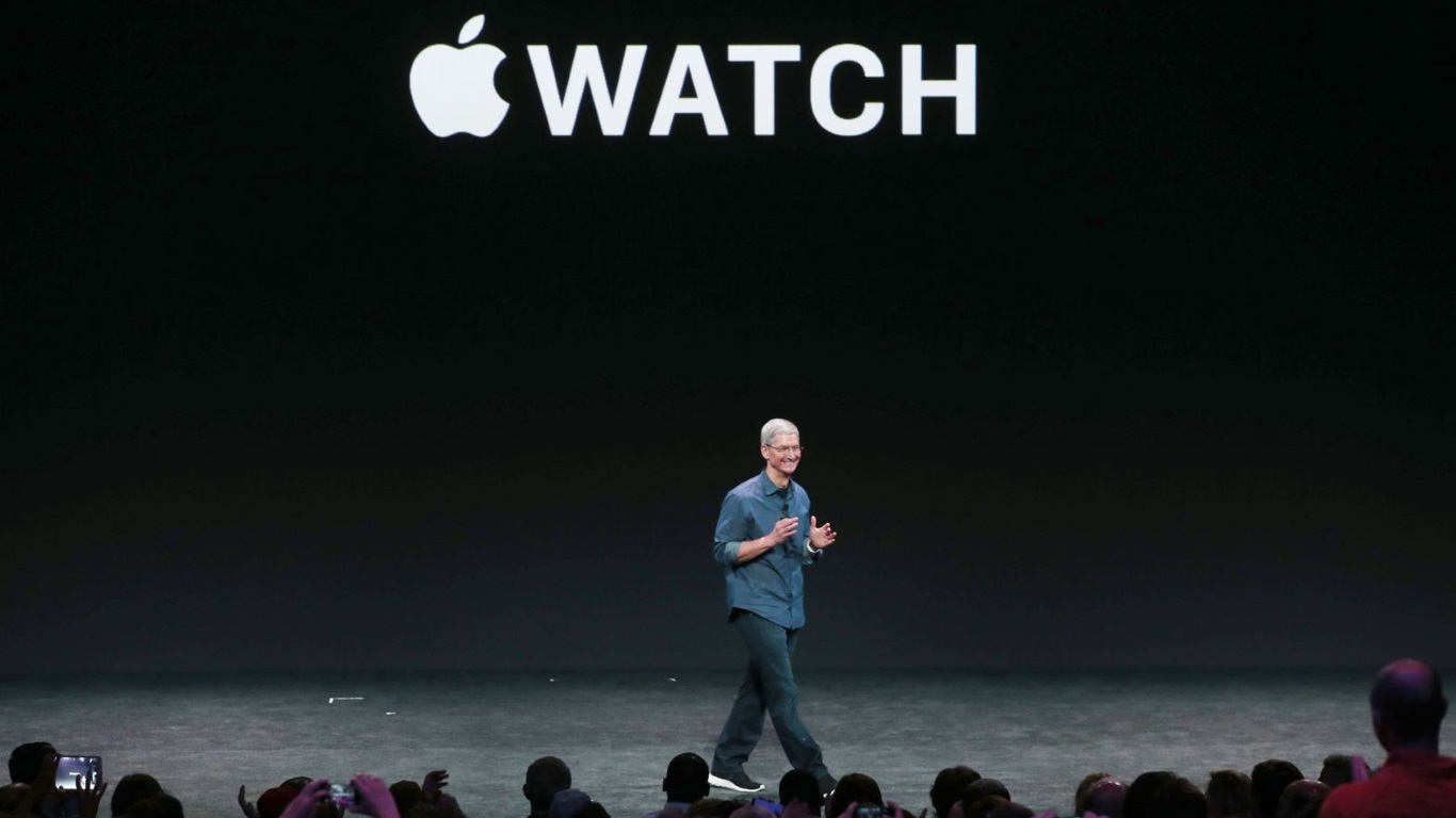 Tim Cook Announcing The Apple Watch