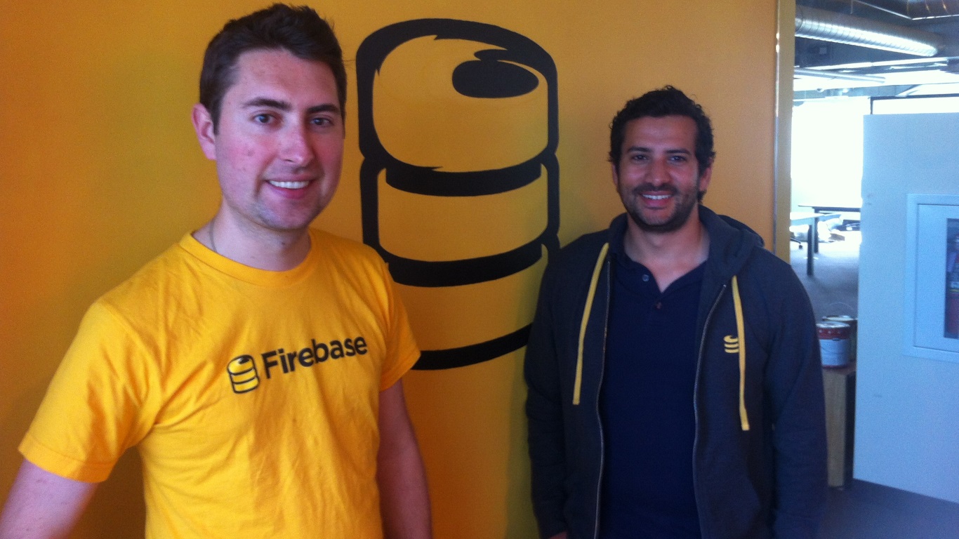 Firebase founders James Tamplin and Ossama Alami