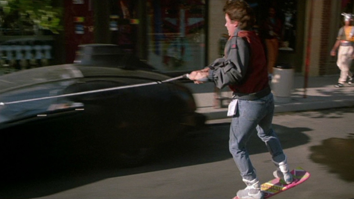 Riding The Hoverboard In Back To The Future