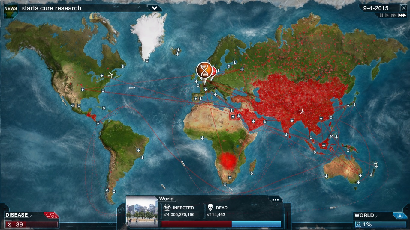 Simulating An Ebola Outbreak With Video Game The Plague Inc