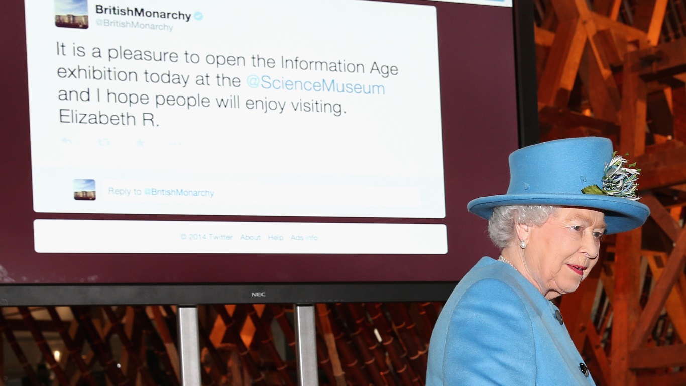 Queen Elizabeth's First Royal Tweet