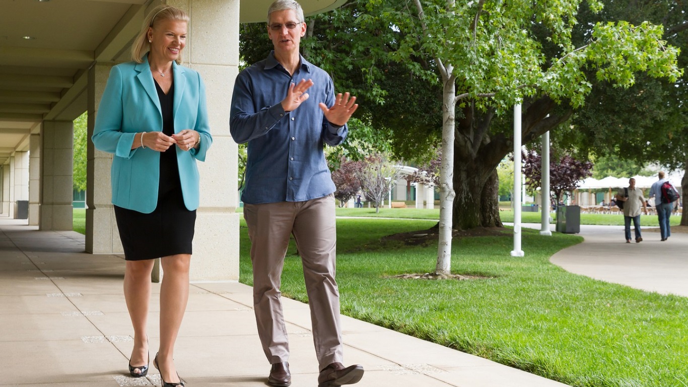 Rometty&Cook On Apple & IBM's Partnership