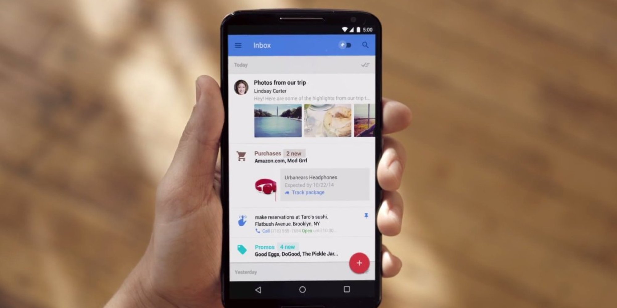 Google Announces Inbox - A New Take On Email