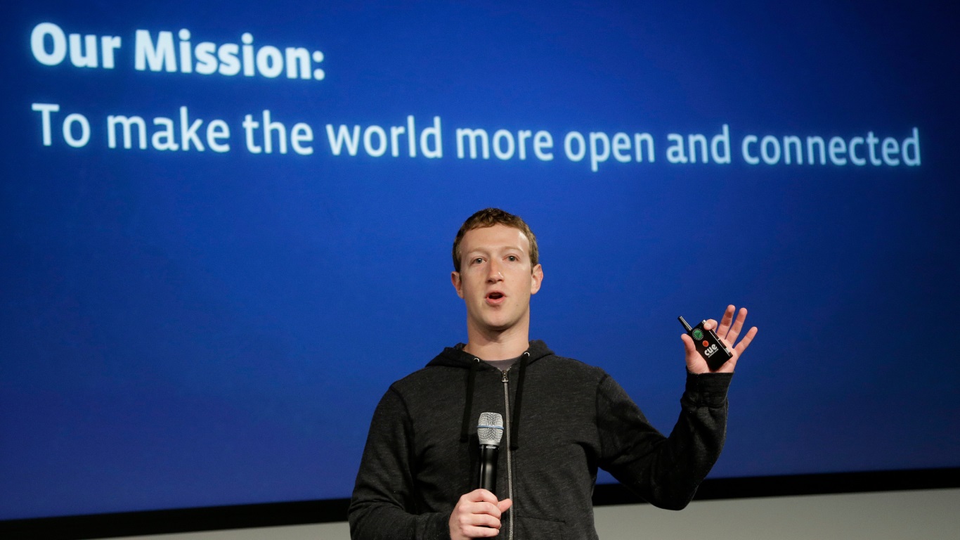 Facebook's CEO Mark Zuckerberg