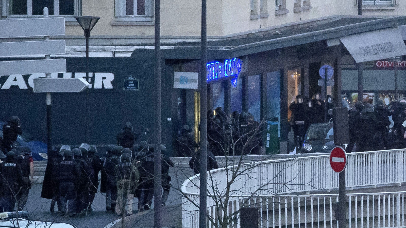 French Security Forces Respond To Market-Attack