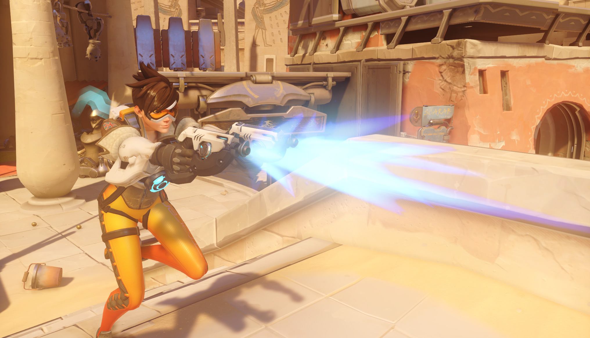 A polêmica da pose de Tracer em Overwatch