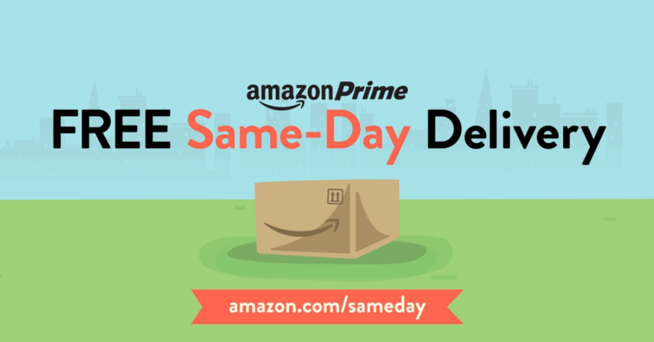 .com - Today, we're rolling out Prime FREE Same-Day Delivery