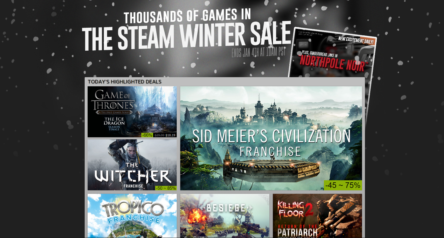 The 15 Steam Winter Sale Is Live With Deals On Nearly 10k Games Siliconangle