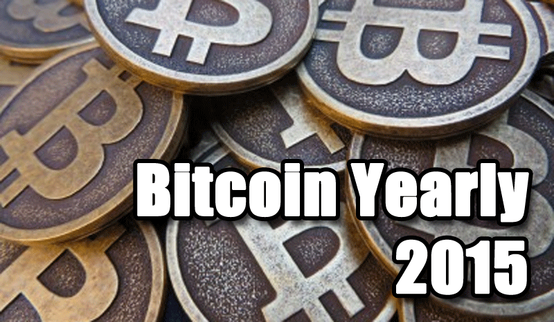 how much was one bitcoin in 2015