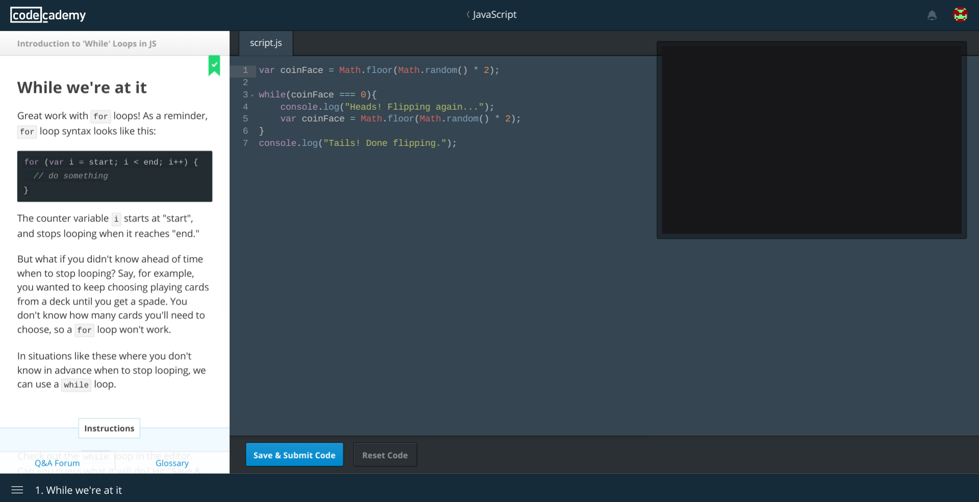 codecademy link it up answers