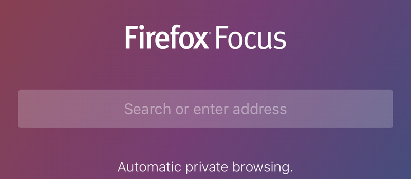 firefox focus app