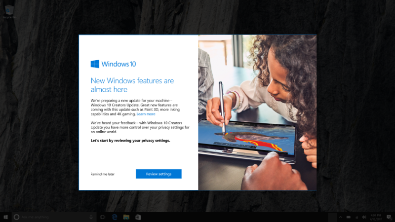 windows 10 update creators