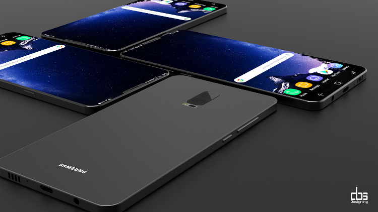 Samsung Galaxy S9 concept via DBS Designing