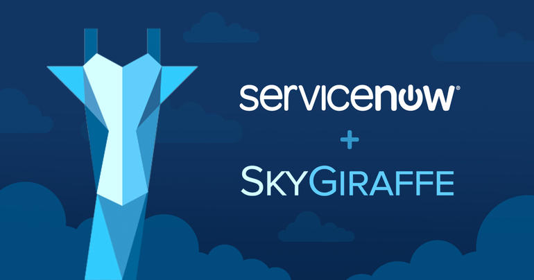 ServiceNow acquires SkyGiraffe for its low-code app development platform