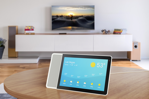 Lenovo Smart Display with Google Assistant, via Lenovo