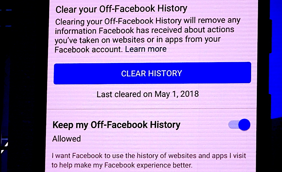 clearhistory