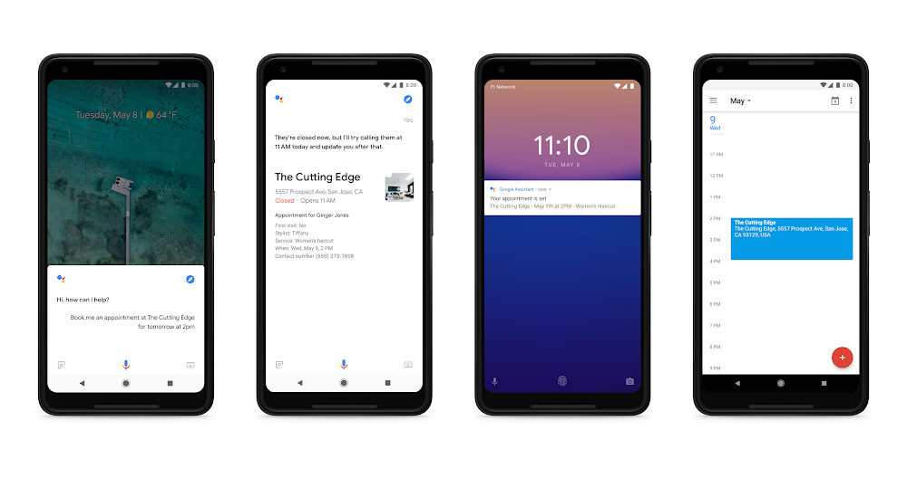 Making a phone call with Assistant using Google Duplex (Image: Google)