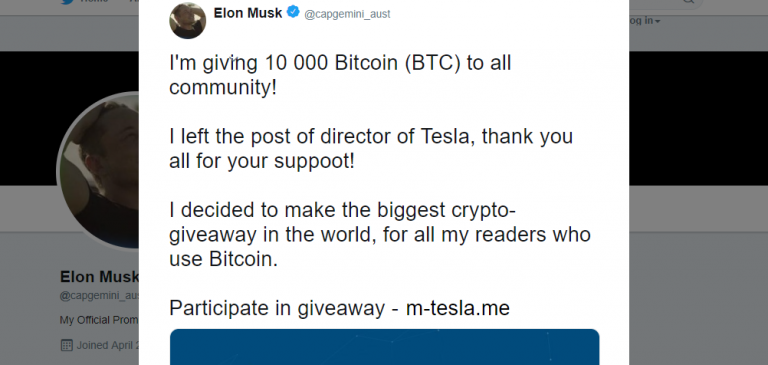 elon musk bitcoin scam