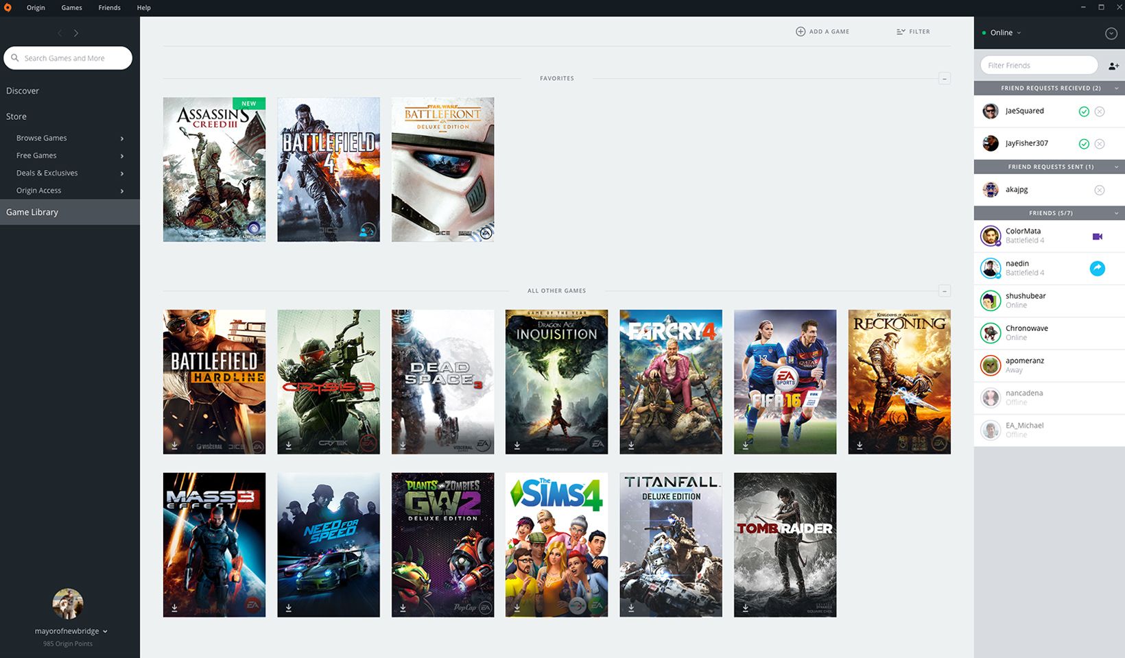 Origin for macOS - Electronic Arts