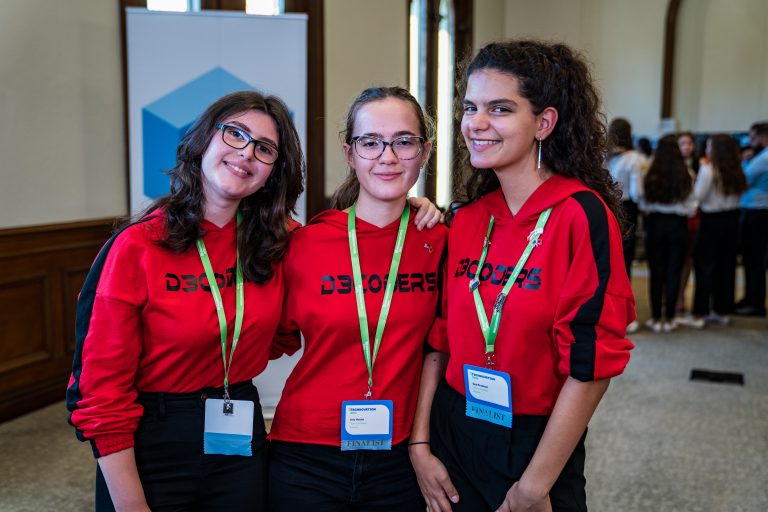 Technovation Girls World Pitch winners Team D3c0ders, Albania