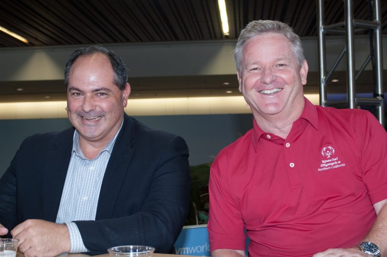 David Solo, Special Olympics and Rob Salmon, Cohesity Inc.