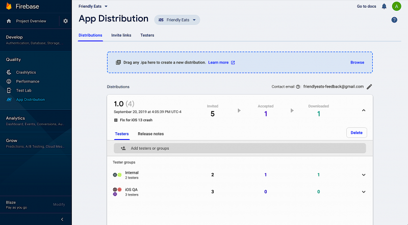 firebaseappdistribution