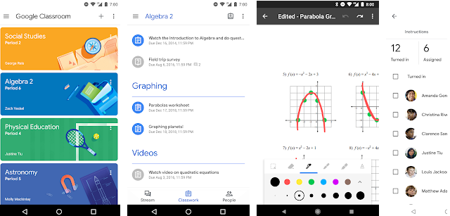 Google Classroom App –