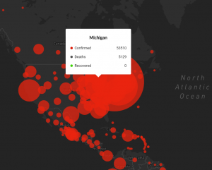 Coronavirus Tracker Image: HackBot One