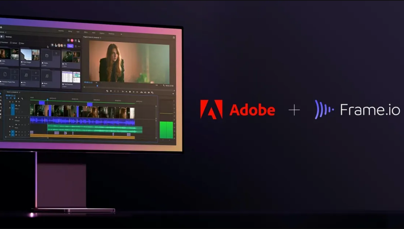 Frame io. After Effects. Macintosh TV. Adobe on.