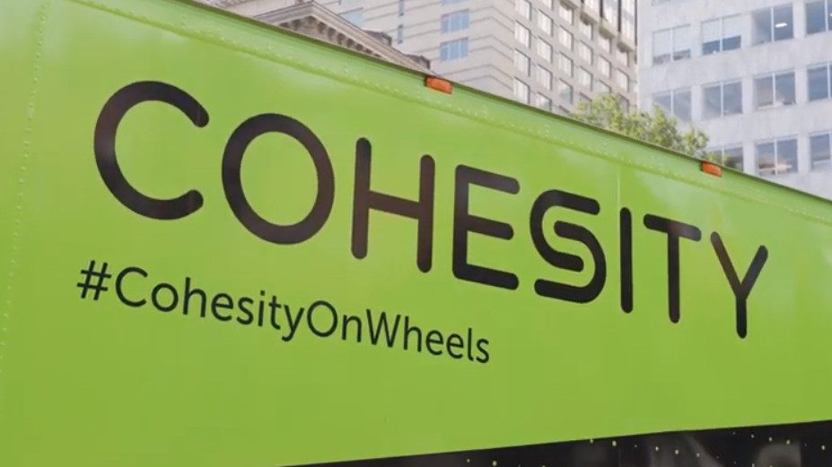 Cohesity's mobile data center, Cohesity on wheels