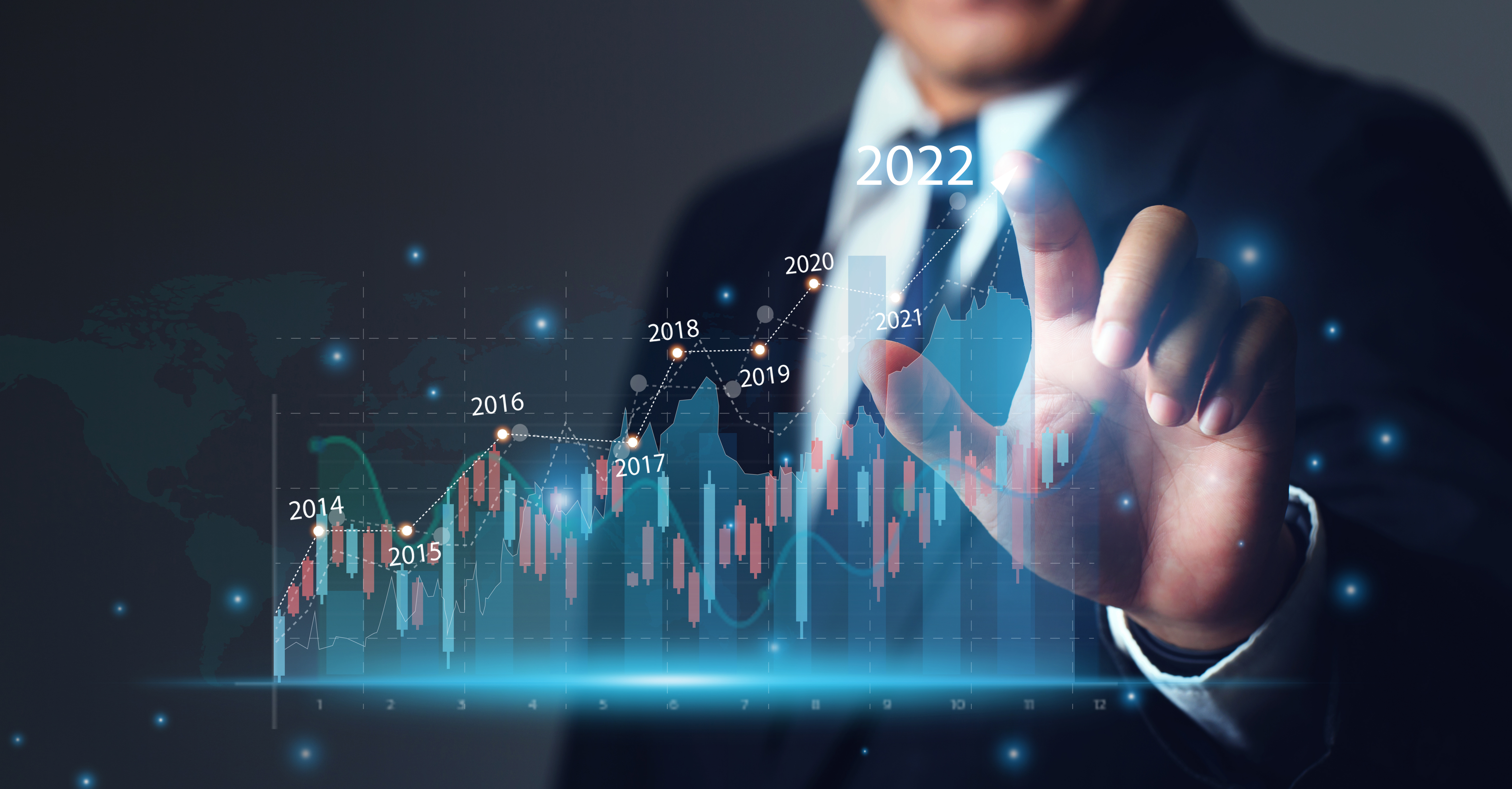 Daily technology. 2022 Predictions. Doing Business 2022. Prediction Analysis. Future growth.