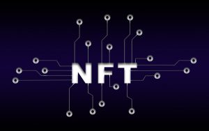 NFT with circuit board nonfungible token