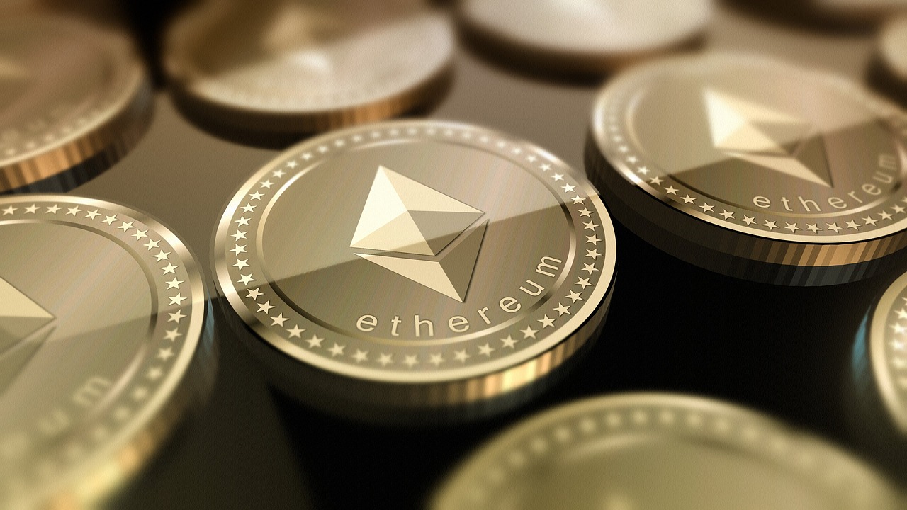 ethereum currency virtual image