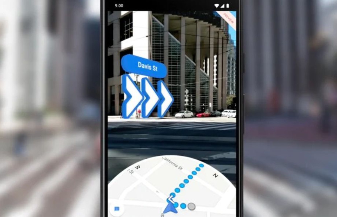 Google está implementando funciones de realidad aumentada en Maps y Search