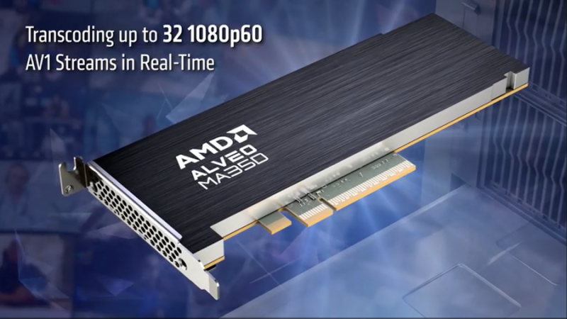 AMD debuts new data center accelerator optimized for video processing ...