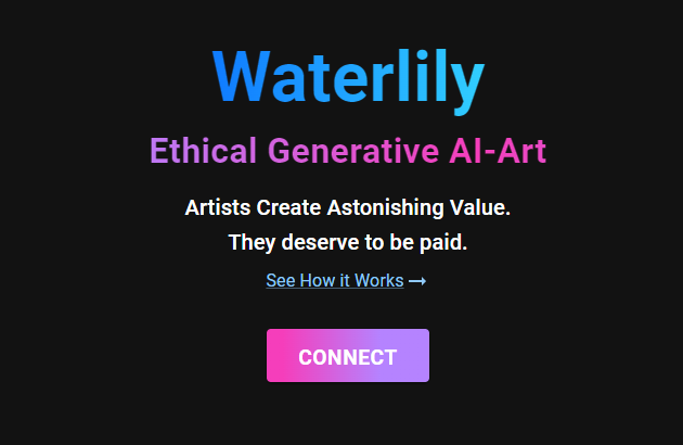 Layanan ‘Waterlily’ baru menawarkan pembuatan gambar AI yang membayar royalti kepada artis