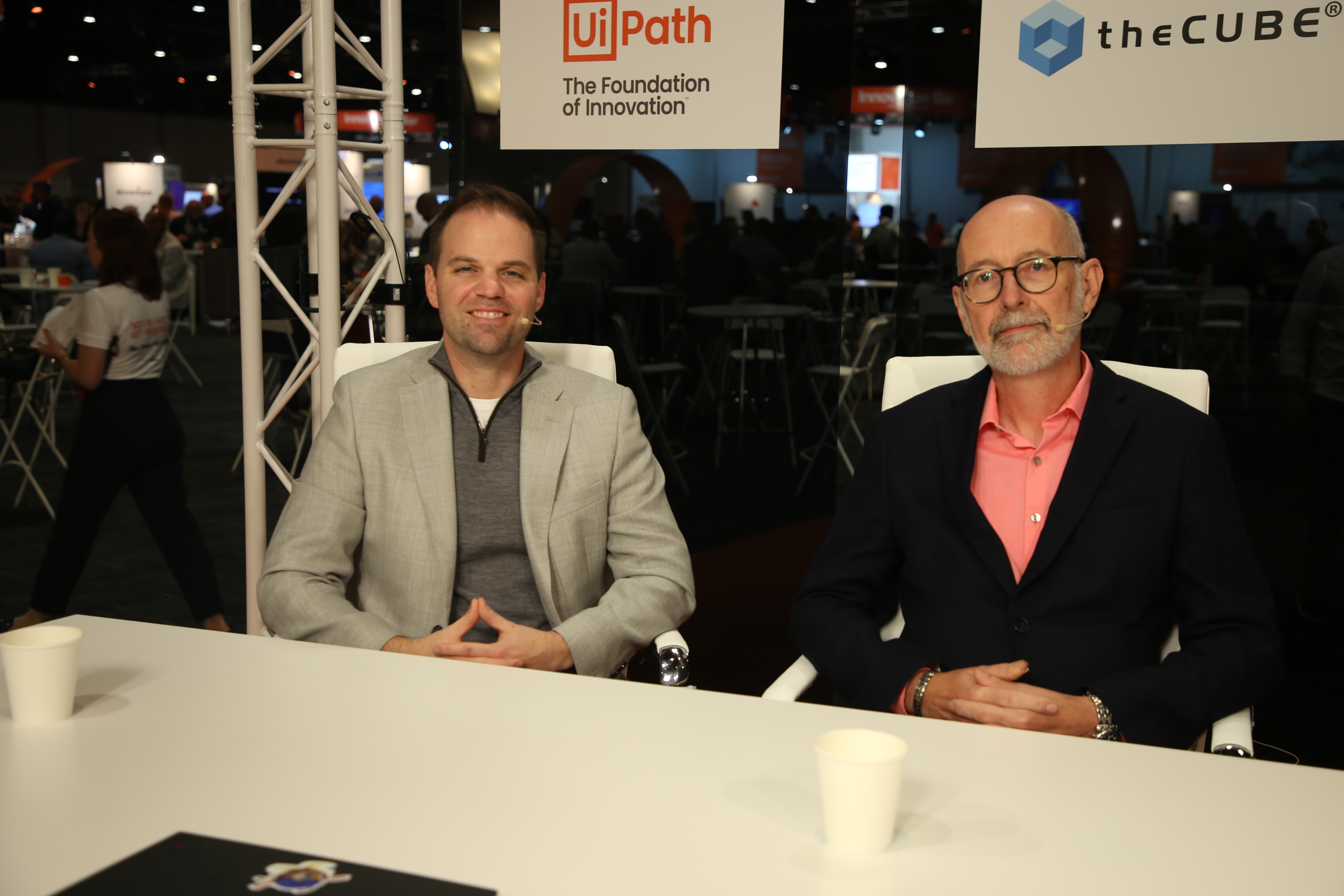 Luke Palamara and Alan Pelz-Sharpe, UiPath FORWARD VI, October 11