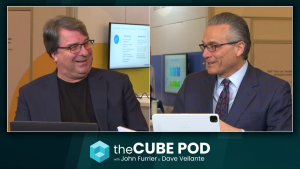 Dave Vellante and John Furrier discuss the latest in the AI arms race on the latest episode of theCUBE Podcast on April 19 2024.