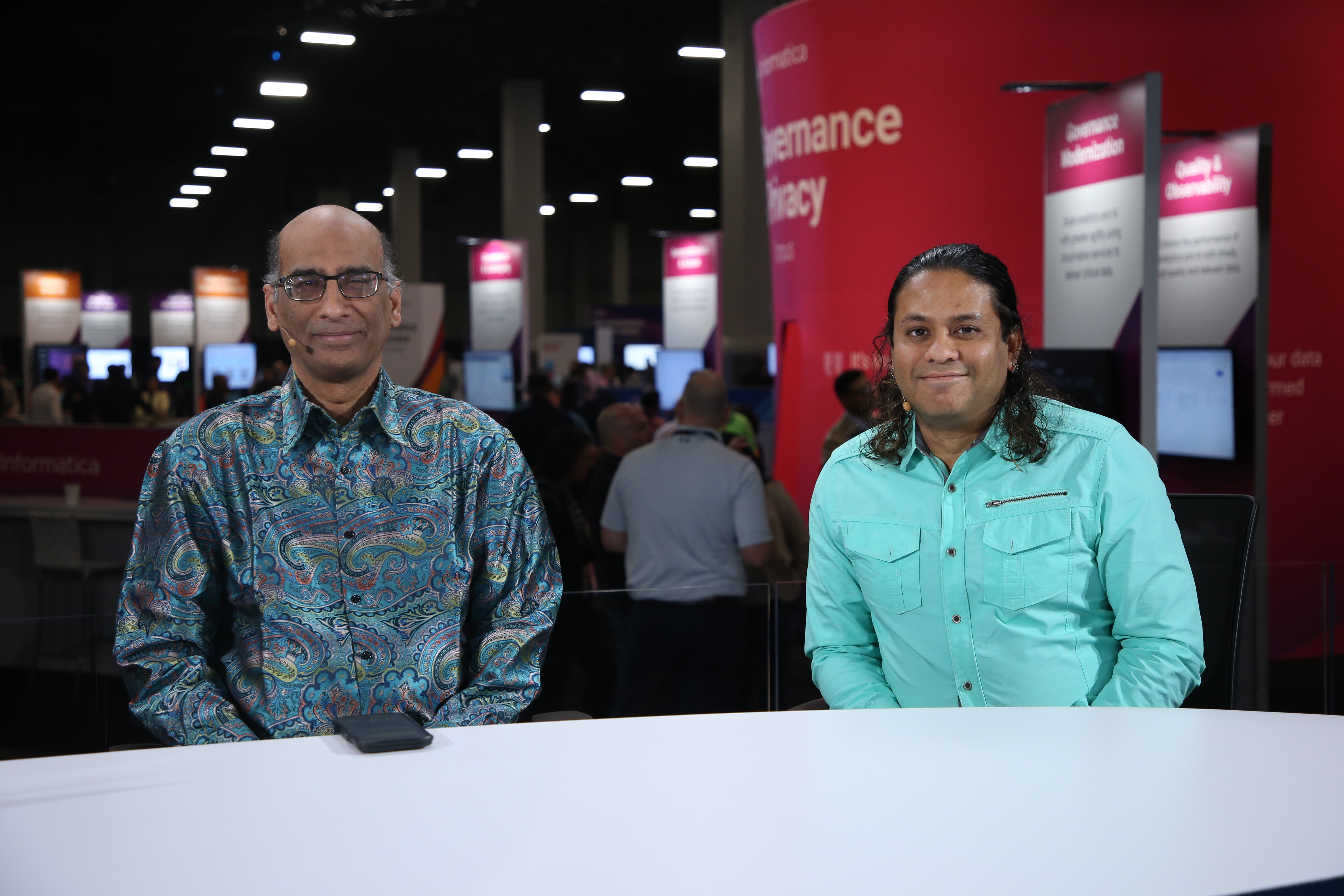 Sri Raghavan, AWS, and Gopi Sankaran, Informatica, talk to theCUBE about data management at Informatica World 2024.