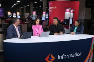 Alvaro Celis, vice president of global ISV commercial solutions at Microsoft Corp., and Gopi Sankaran, vice president of strategic cloud ecosystems at Informatica Inc., talk with theCUBE during Informatica World 2024 about the Microsoft-Informatica partnership.