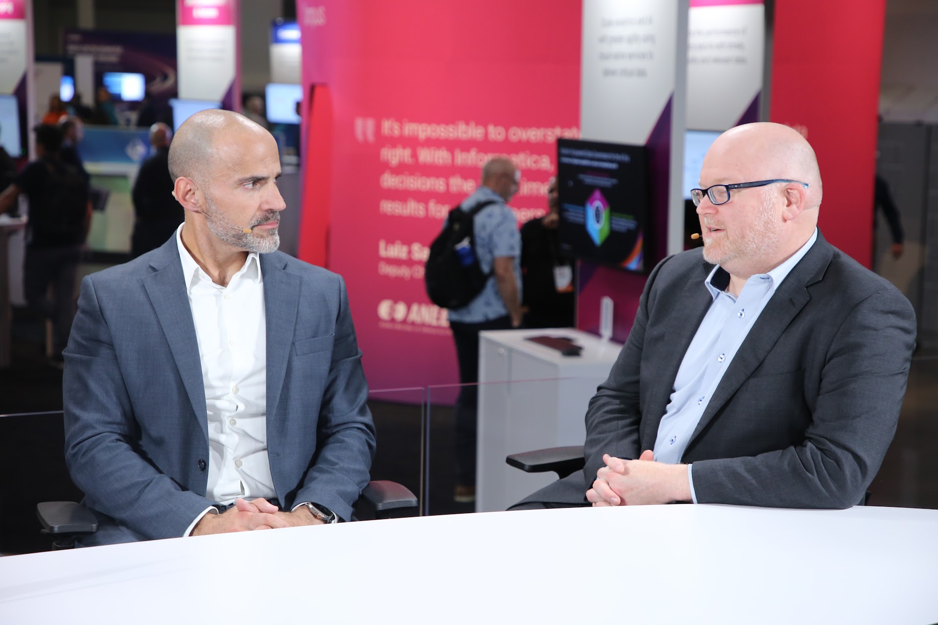 Tarik Dwiek, head of technology alliances at Snowflake Inc., and Rik Tamm-Daniels, group vice president of technology alliances at Informatica Inc., talk with theCUBE about generative AI innovation during Informatica World 2024.