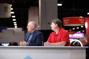 Justin Boitano, vice president of enterprise AI at Nvidia, and Steven Huels vice president and general manager of the AI Business Unit at Red Hat, discussed the two company's partnership at Red Hat Summit May 7 2024