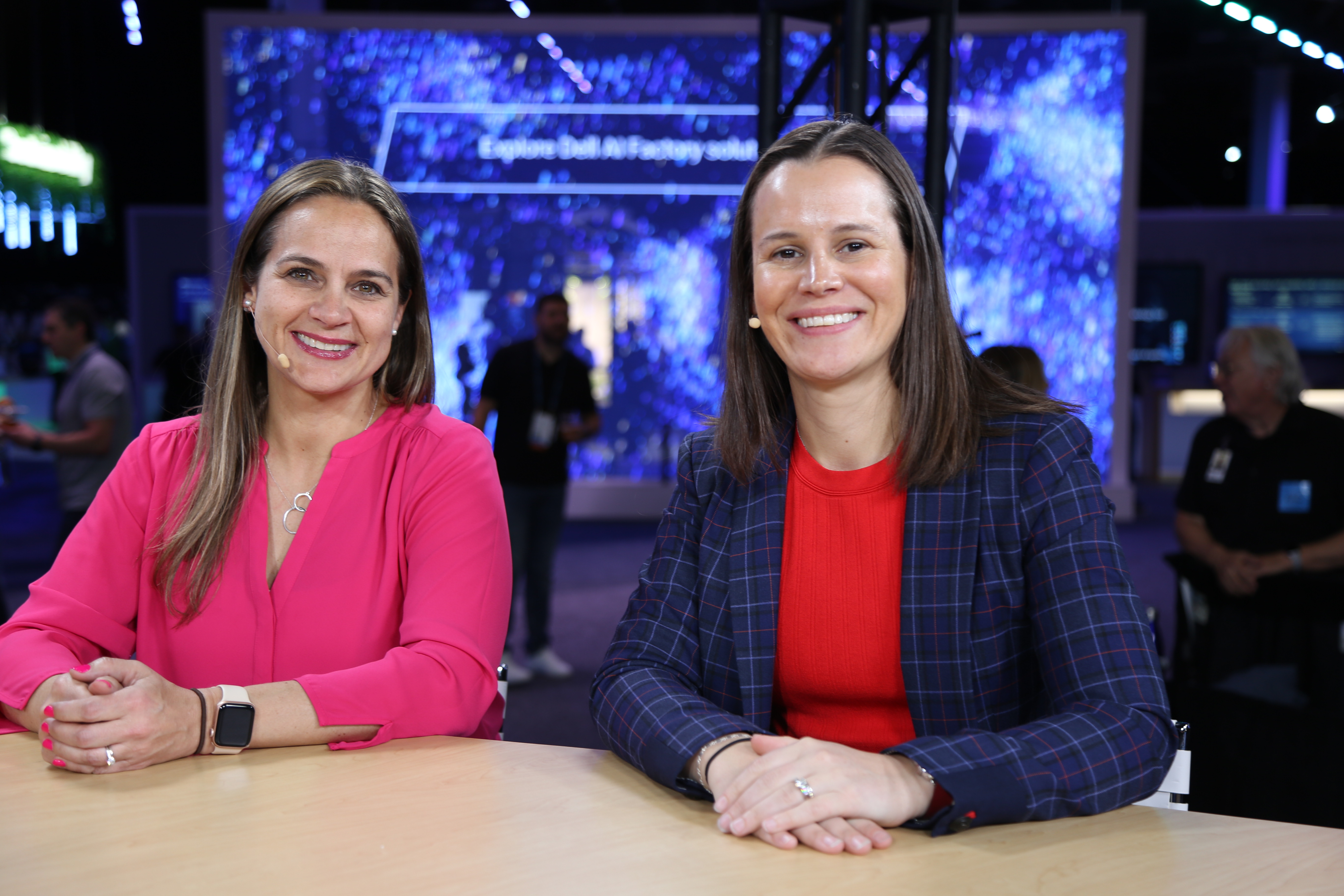 Shannon Champion, VP of product marketing at Dell,and Caitlin Gordon, VP of product management at Dell talking to theCUBE about hybrid AI at Dell Technologies World 2024