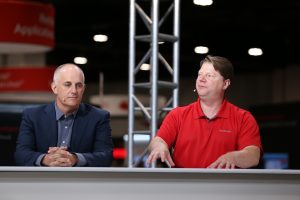 Steven Huels, vice president and general manager of the AI Business Unit at Red Hat Inc. and Justin Boitano, vice president of enterprise AI at Nvidia Corp. discuss the changing landscape of AI with theCUBE at RHS 2024