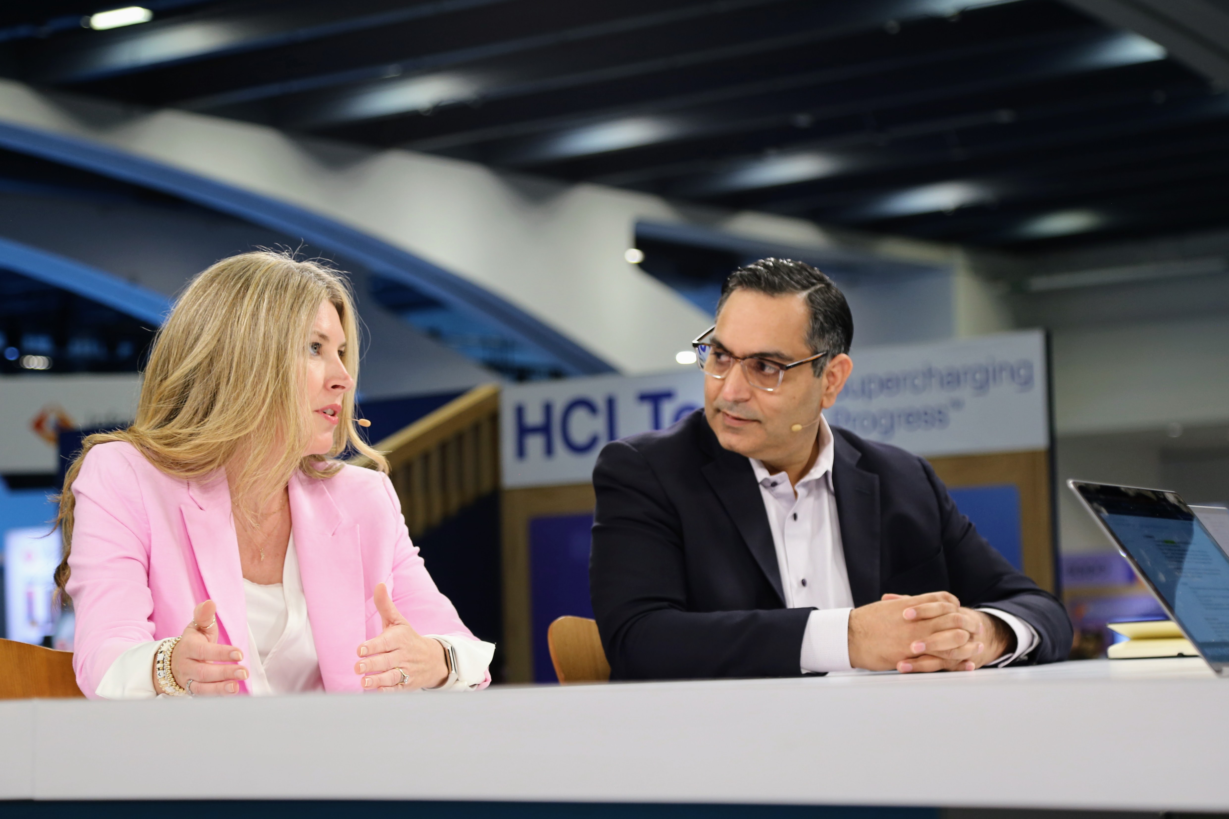 Amy Hirst-Kodl, head of GSI and Americas alliances at Snowflake Inc and Mukesh Kumar, president of global technology at Slalom Inc talking to theCUBE about Snowflake AI integration at Data Cloud Summit 2024