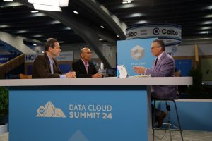 George Gilbert, theCUBE Research, Sanjeev Mohan, principal at SanjMo, Dave Vellante, theCUBE Research discussed the Snowflake and Databricks battle during Data Cloud Summit.